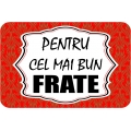 Magnet cartonat rotunjit, Cel mai bun frate!